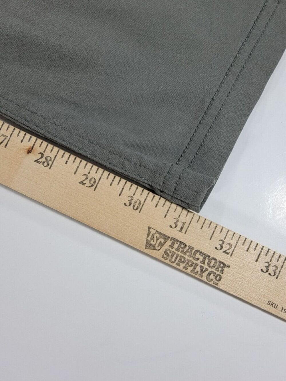 Prana Pants Womens 2 X 32 Stretch Halle Pant Roll Up Hiking Gray Outdoors Boot - Picture 11 of 14
